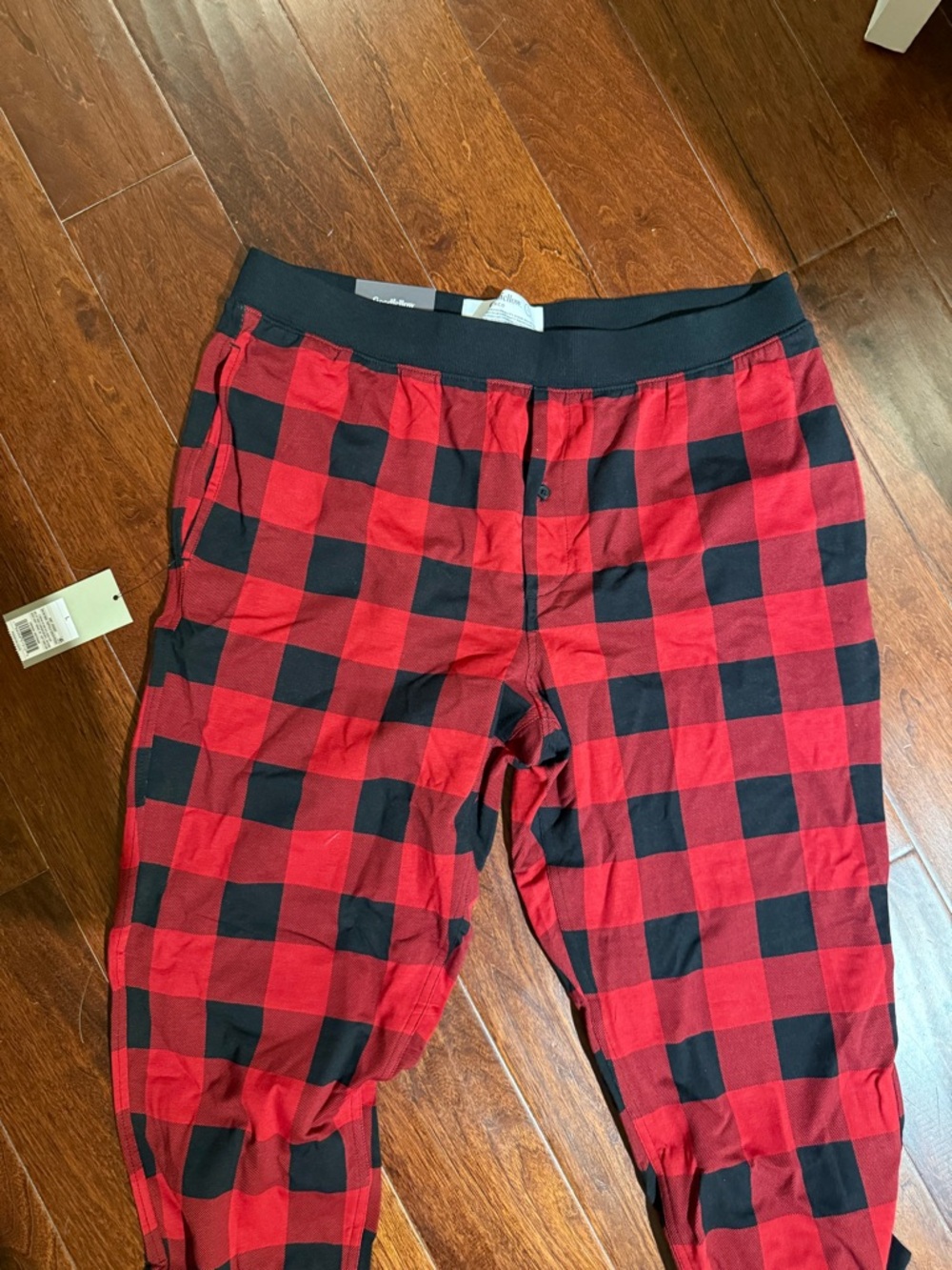 Target Red and Black Plaid Men’s Jogger Pants
